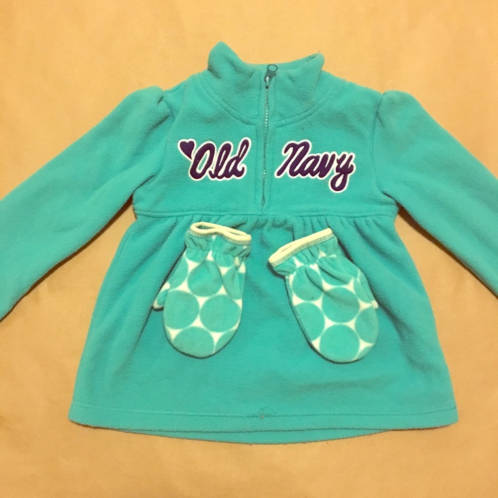 Old Navy Fleece Jacket with Mittens
